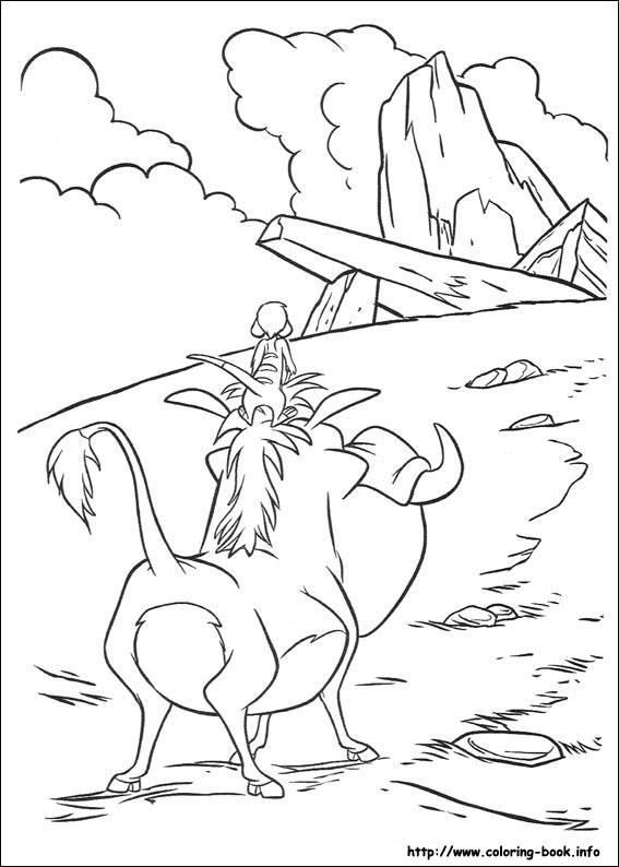 The Lion King coloring picture